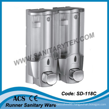 Double ABS Plastic Wall Mounted Liquid Soap Dispenser (SD-118C)